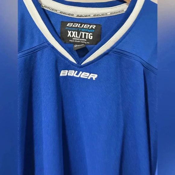 Bauer Vancouver Canucks Blank Hockey  Jersey - Mens XXL - Picture 4 of 10